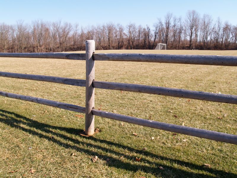 Wooden Farm Fence Installation in Roseville, CA